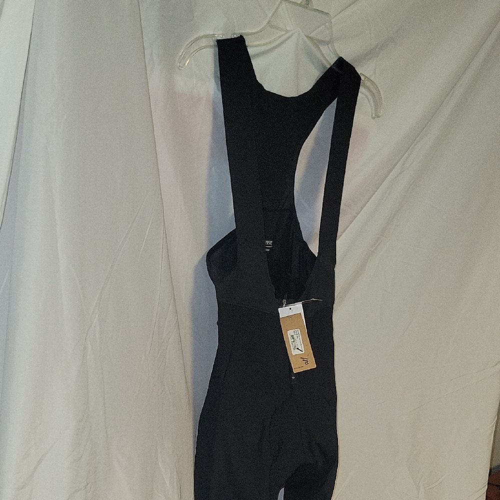 Mens Cycling Bib With Storage Medium Fleece Lined